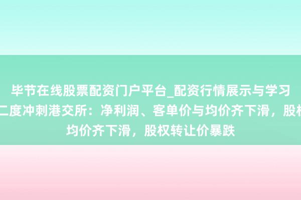 毕节在线股票配资门户平台_配资行情展示与学习导航 铜师父二度冲刺港交所：净利润、客单价与均价齐下滑，股权转让价暴跌