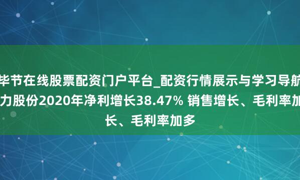 毕节在线股票配资门户平台_配资行情展示与学习导航 同力股份2020年净利增长38.47% 销售增长、毛利率加多
