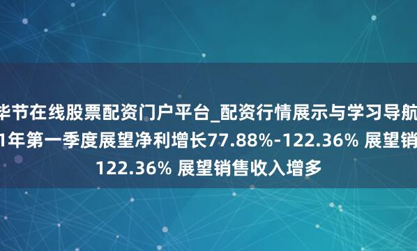 毕节在线股票配资门户平台_配资行情展示与学习导航 新易盛2021年第一季度展望净利增长77.88%-122.36% 展望销售收入增多